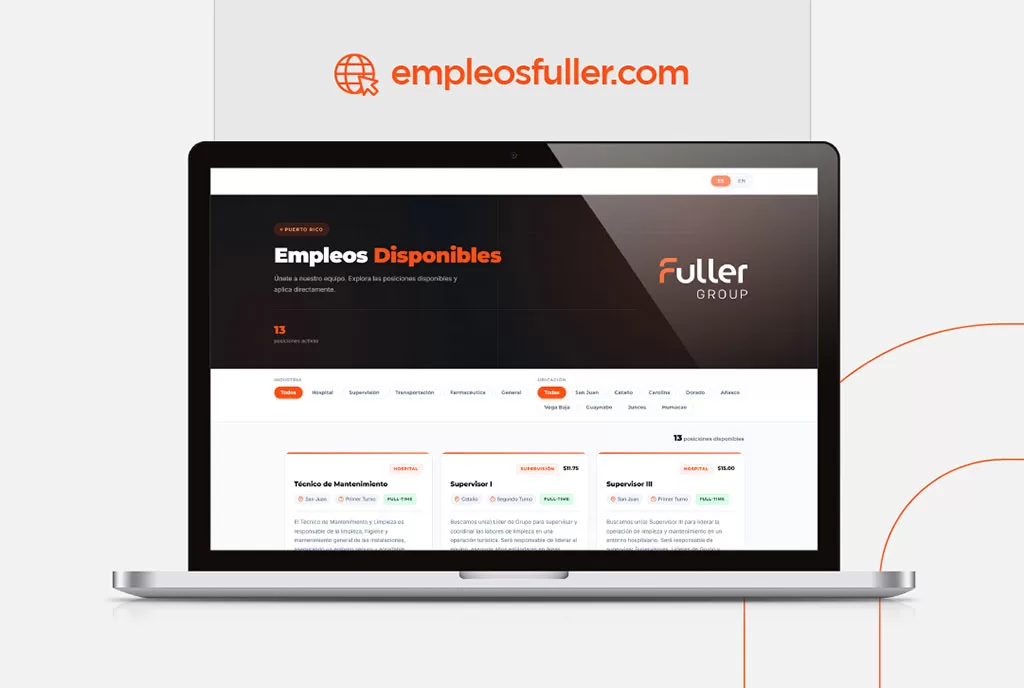 Fuller Group lanza empleosfuller.com: una nueva puerta de entrada a oportunidades en Facility management 